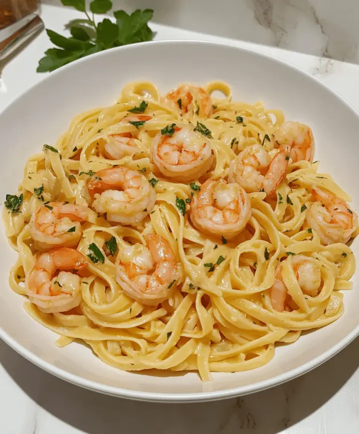 Garlic Butter Shrimp Pasta Recipe